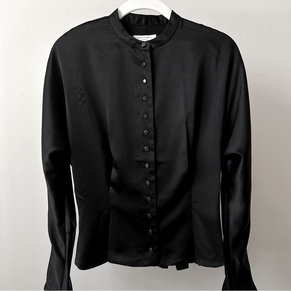 Equipment Silk Button Up Blouse